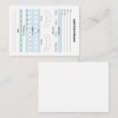 Clientrecordformulier voor uitlassen visitekaartje (Voorkant / Achterkant)