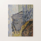 Cliff and Porte d'Aval Monet Fine Art Legpuzzel (Verticaal)