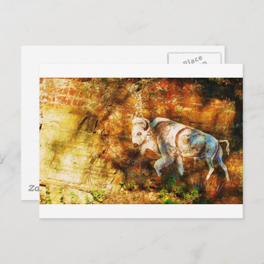 Cliff Art Briefkaart (Voorkant / Achterkant)