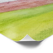 Cliff Bench in Essex/ Westcliff Perfect Poster (Hoek)