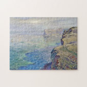 Cliff bij Grainval bij Fecamp Monet Fine Art Legpuzzel (Horizontaal)