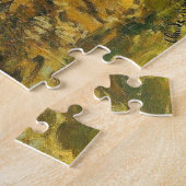 Cliff bij Sainte-Adresse Monet Fine Art Legpuzzel (Zijkant)