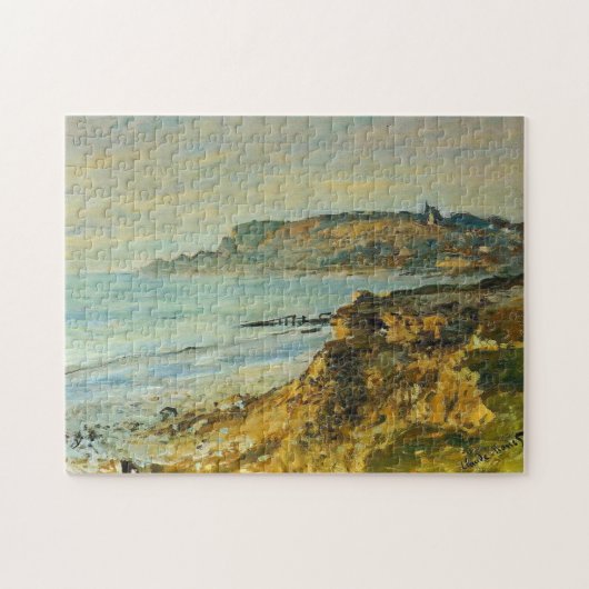 Cliff bij Sainte-Adresse Monet Fine Art Legpuzzel (Horizontaal)