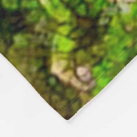 Cliff Castle, Sicilië, Italië Acrylkunst Fleece Deken (Hoek)