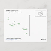 Cliff Diving-gebeurtenis Briefkaart (Achterkant)