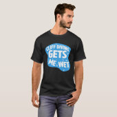 Cliff Diving Gets Me Wet Cliff Diver Base Jumping T-shirt (Voorkant volledig)