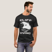 cliff diving Sunset or Cliff Jumping or High Divin T-shirt (Voorkant volledig)