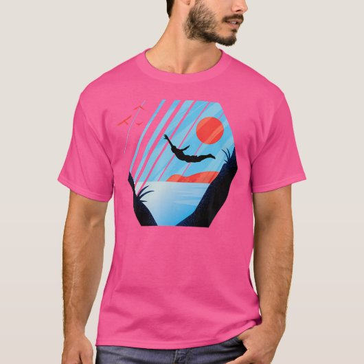 Cliff Diving T-shirt (Voorkant)