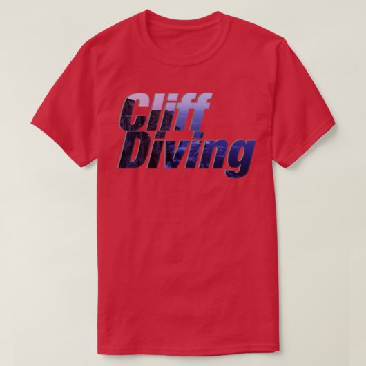 Cliff Diving T-shirt (Design voorkant)