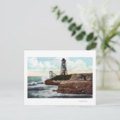 Cliff Drive Uitzicht van de Golfmotor Briefkaart (Staand voorkant)