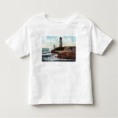 Cliff Drive Uitzicht van de Wave-motor Kinder Shirts (Voorkant)