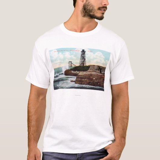 Cliff Drive Uitzicht van de Wave-motor T-shirt (Voorkant)