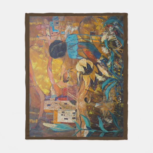 Cliff Dwellers Fleece Deken (Voorkant)