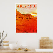 Cliff Dwellers Lodge Travel Poster (Keuken)