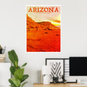 Cliff Dwellers Lodge Travel Poster (Thuiskantoor)