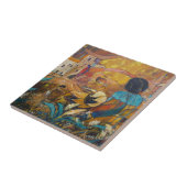 Cliff Dwellers Tegeltje (Zijkant)