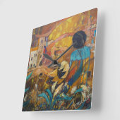 Cliff Dwellers Vierkante Klok (Hoek)