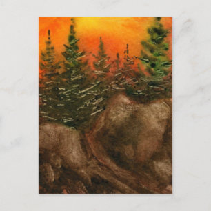 "Cliff Hanger #11" Briefkaart Landwegen
