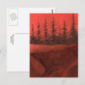 "Cliff Hanger #14" Briefkaart Landwegen (Voorkant / Achterkant)