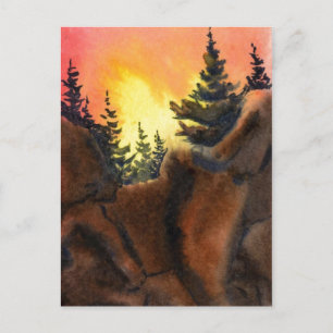 "Cliff Hanger #6" Briefkaart Landwegen