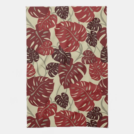 Cliff Hanger Hawaiian keukenhanddoek (Verticaal)