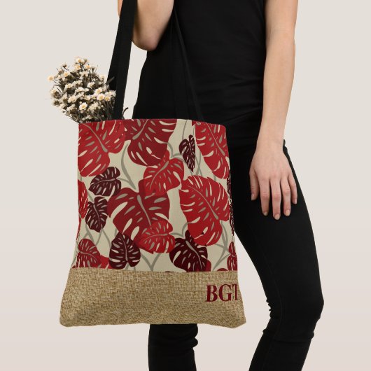 Cliff Hanger Hawaiian Monogram Beach tas (Dichtbij)