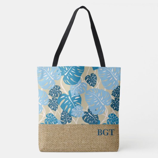 Cliff Hanger Hawaiian Monogram Beach tas (Voorkant)