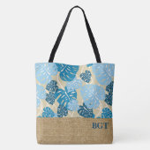Cliff Hanger Hawaiian Monogram Beach tas (Achterkant)