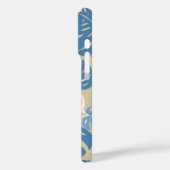 Cliff Hanger Hawaiian Monstera Leaf Blue Case-Mate iPhone Case (Achterkant / Links)