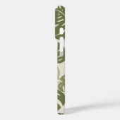 Cliff Hanger Hawaiian Monstera Leaf Green Case-Mate iPhone Case (Achterkant / Links)