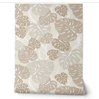 Cliff Hanger Hawaiian Monstera Leaf - Natuurlijk