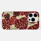Cliff Hanger Hawaiian Monstera Leaf Red Case-Mate iPhone Case (Achterkant (horizontaal))