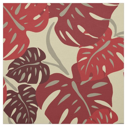 Cliff Hanger Hawaiian Monstera Leaf Stof (Swatch)