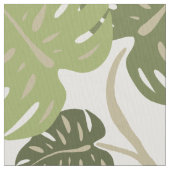 Cliff Hanger Hawaiian Monstera Leaf Stof (Close Up)
