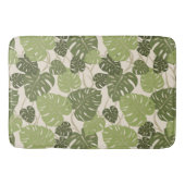 Cliff Hanger Hawaiian Tropisch Monstera Leaf Badmat (Voorkant)