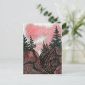 "Cliff Hangers #4" Land Roads Briefkaart (Staand voorkant)