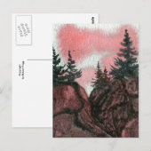 "Cliff Hangers #4" Land Roads Briefkaart (Voorkant / Achterkant)