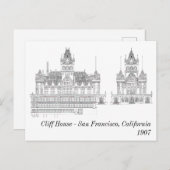 Cliff House 1907 Briefkaart (Voorkant / Achterkant)