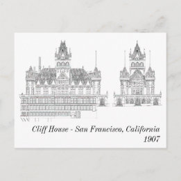 Cliff House 1907 Briefkaart