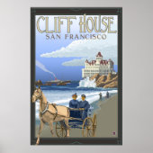 Cliff House - San Francisco, CA Travel Poster (Voorkant)