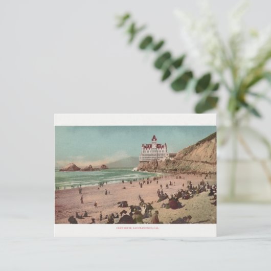  Cliff House San Francisco Post Card Briefkaart (Staand voorkant)