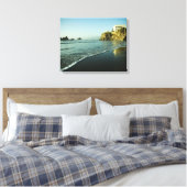 Cliff House, strand. Canvas Afdruk (Insitu (Slaapkamer))