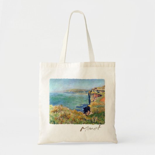 Cliff in Grainval van Claude Monet Tote Bag (Voorkant)
