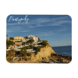 Cliff in het Portugese landschap Carvoeiro Magneet