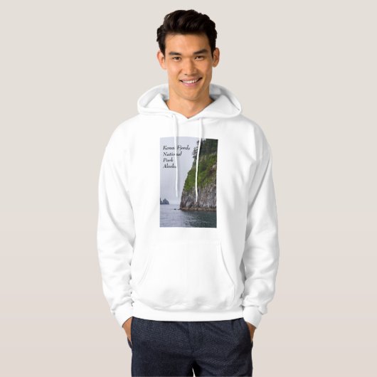 Cliff in Kenai Painterly Hoodie (Voorkant volledig)