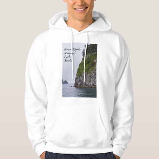 Cliff in Kenai Painterly Hoodie (Voorkant)