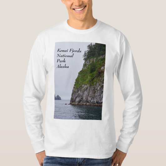 Cliff in Kenai Painterly T-shirt (Voorkant)