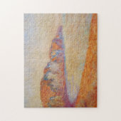 Cliff in Pourville in de Morning Monet Fine Art Legpuzzel (Verticaal)
