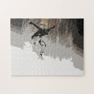 Cliff Jumping - Skateboarder Magnet Legpuzzel