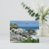 Cliff on Isla Mujeres Briefkaart (Staand voorkant)